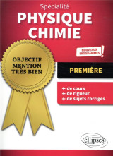 Spécialité physique-chimie - première - nouveaux programmes