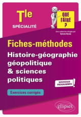 Specialite histoire-geographie, geopolitique et sciences politiques  -  terminale, nouveaux programmes