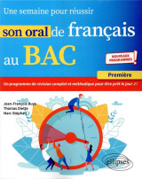 Une semaine pour reussir son oral de francais au bac