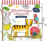 50 coloriages relaxants - animaux