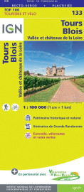 Top100133 tours / blois  1/100.000