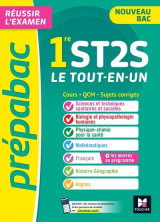 Prepabac 1re st2s - toutes les matieres - cours et entrainement au controle continu 2024