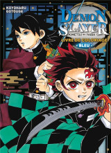 Demon slayer : livre de coloriage bleu