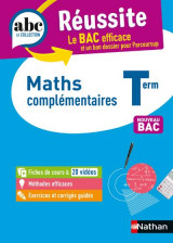 Abc du bac reussite : mathematiques complementaires : terminale
