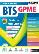 Reflexe bts tome 10 : toutes les matieres  -  gestion de la pme  -  1re et 2e annees (edition 2023/2024)