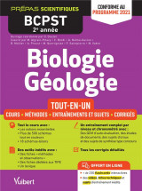 Biologie-geologie bcpst 2e annee : tout-en-un  -  conforme au nouveau programme 2021,cours, schemas