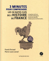 3 minutes pour comprendre les 50 dates cles de l-histoire de france (cd)