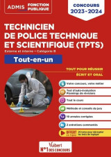 Concours tpts - technicien de police technique et scientifique - categorie b - tout-en-un - externe