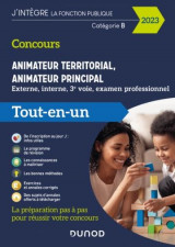 Concours animateur territorial, animateur principal  -  externe, interne, 3e voie et examen professionnel (edition 2023)