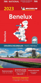 Carte nationale europe - carte nationale benelux 2023 - indechirable