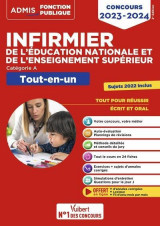 Concours infirmier de l'education nationale et de l'enseignement superieur : tout-en-un (edition 2023/2024)