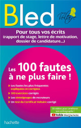 Bled les 100 fautes que les recruteurs ne veulent plus voir (certif voltaire)