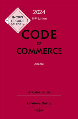 Code de commerce : annote (edition 2024)