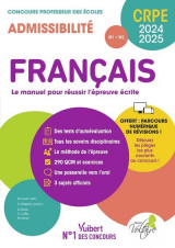 Francais - crpe 2024-2025 - epreuve ecrite d'admissibilite - concours professeur des ecoles - sujet