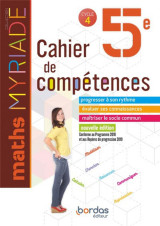 Myriade maths 5e 2019 cahier de competences eleve