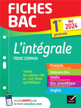 Fiches bac le tout-en-un  1re générale (tronc commun) - bac 2024 (toutes les matières)