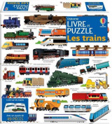 Livre et puzzle : les trains