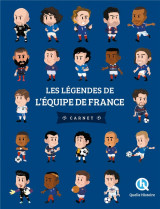 Les legendes de l-equipe de france - carnet (2nde ed)