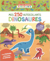 250 autocollants - dinosaures