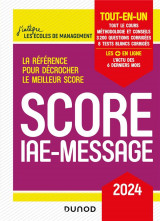 Score iae-message  -  tout-en-un (edition 2024)