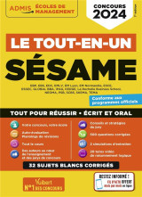 Le tout-en-un sesame - 32 sujets blancs - ecrits et oraux - tutos offerts - concours 2024