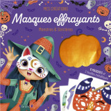 Pochette masques effrayants monstres et sorcieres