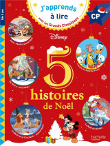 Disney - 5 histoires de noel cp niveaux 1, 2, 3