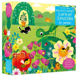 Le jardin - mon petit coffret livre et 3 puzzles