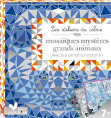 Mosaiques mysteres grands animaux - mini boite avec accessoires - avec plus de 300 autocollants !