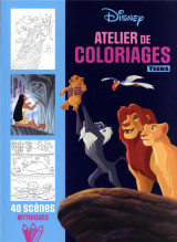 Atelier de coloriages teens : 40 scenes mythiques