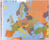 Europe carte politique plastifiee