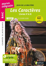 Oeuvres integrales - bac : les caracteres : livres v a x  -  1res generales (edition 2021)