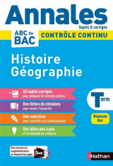 Annales bac 2024 - histoire geographie terminale- corrige - vol10