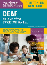 Deaf - tout-en-un 2022-2023 - diplome d-etat d-assistant familial
