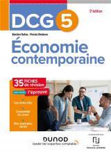 Dcg 5 economie contemporaine - 2e ed. - 35 fiches de revision