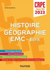 Concours professeur des ecoles - histoire geographie emc - ecrit - crpe 2023  - master meef