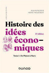 Finance licence - t01 - histoire des idees economiques - 6e ed. - tome 1 : de platon a marx