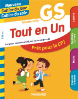 Nouveau cahier du jour / cahier du soir : tout en un  -  maternelle  -  gs