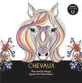 Chevaux - happy coloriage - mon carnet de coloriages & messages 100 % bonne humeur !