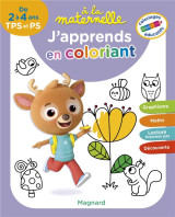 A la maternelle : j'apprends en coloriant, tps-ps -  -  coloriages educatifs
