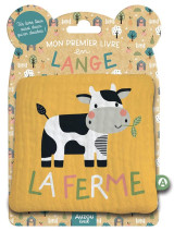 Mon premier livre tissu en lange  - la ferme