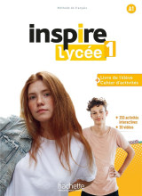 Inspire lycee 1 : fle  -  livre + cahier (a1)