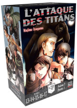 L'attaque des titans coffret t13 à t17