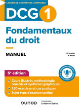 Dcg 1 : fondamentaux du droit  -  manuel (edition 2024/2025)