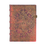 Carnet a couverture rigide carmin - midi - ligne - 240 p.