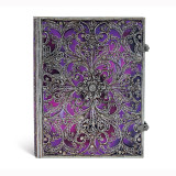 Carnet a couverture rigide aubergine - ultra - ligne - 240 p.
