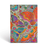 Carnet flexis papillons - midi - ligne - 176 p.