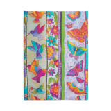 Carnet a couverture rigide colibris et papillons - midi - ligne - 144 p.