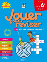 Jouer pour réviser - de la 6e à la 5e - cahier de vacances 2024