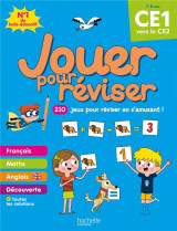 Jouer pour réviser - du ce1 au ce2 - cahier de vacances 2024